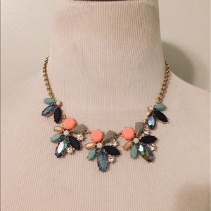 J. Crew Factory asymmetrical Cluster Necklace